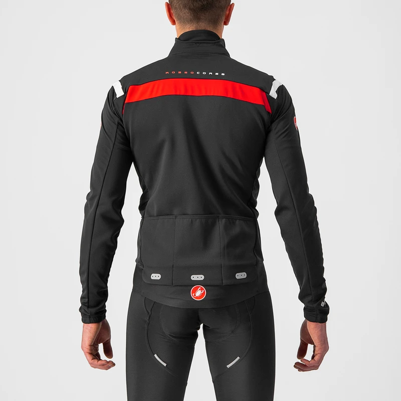 Castelli Mens Alpha Ros 2 Light Jacket (Light Black/White Castelli Mens Alpha Ros 2 Light Jacket (Light Black/White