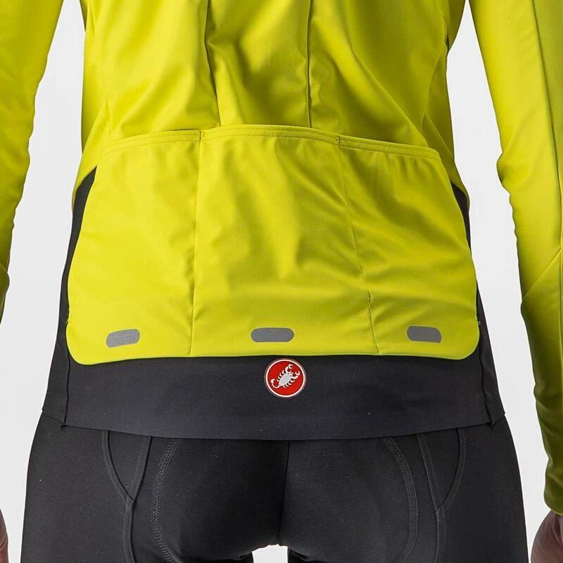 Castelli Womens Alpha Ros 2 Jacket Brilliant Yellow Sportpursuit.c