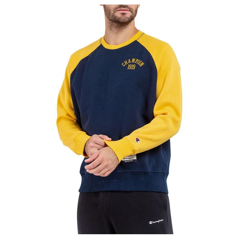 Champion Pull Organic Homme Bleu Jaune privatesportshop