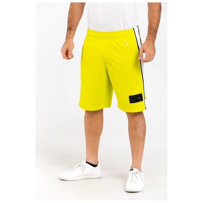 Champion shorts mens yellow on sale