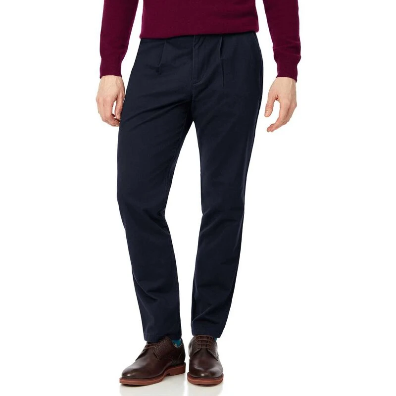 Single cheap pleat chinos