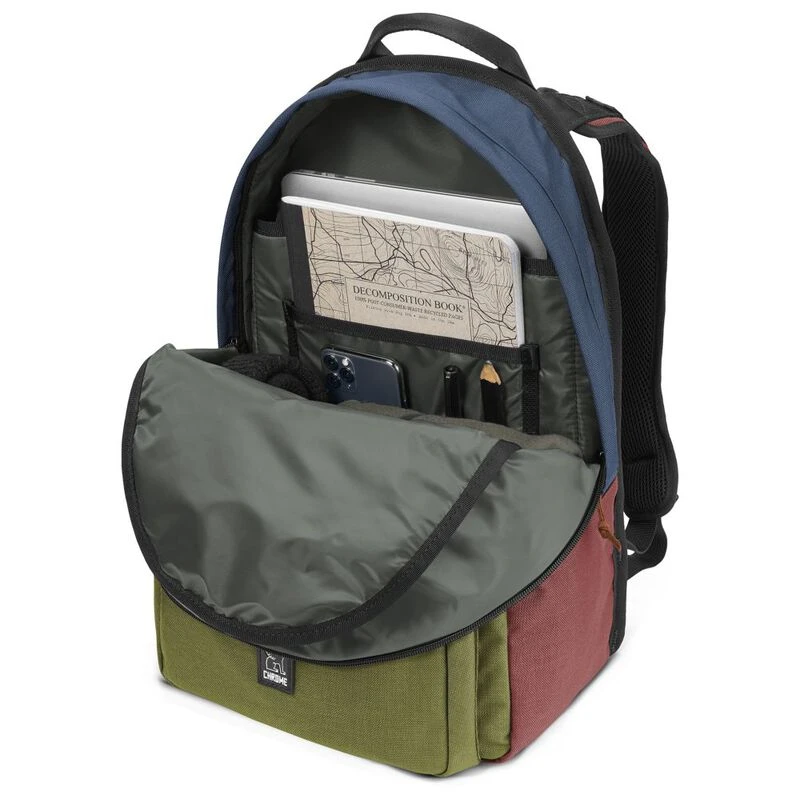 Chrome Industries Naito Pack 22 Liter Rucksack – Schwarz, Gepolstert, Für 15-Zoll-Laptop, Alltag & Pendeln