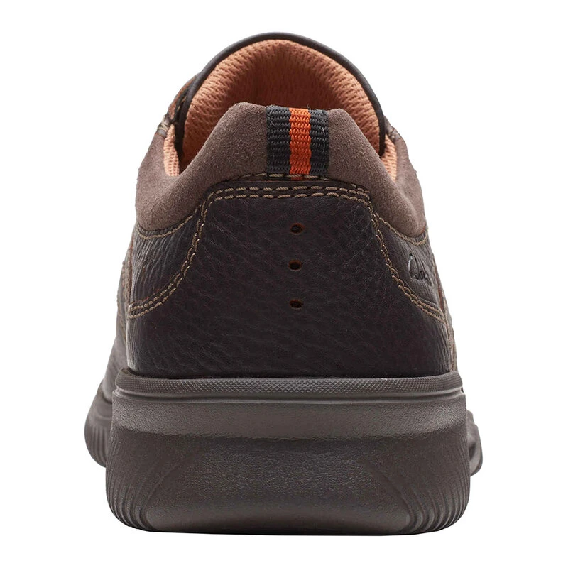 Scarpe Stringate Uomo Clarks Donaway Edge In Pelle Nera - Oxford Eleganti E Comode Con Ammortizzazione Cushion Soft