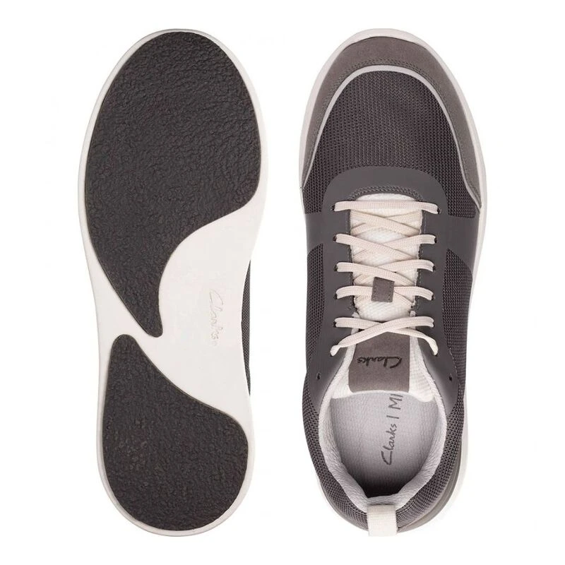 Clarks grey mens shoes 2025