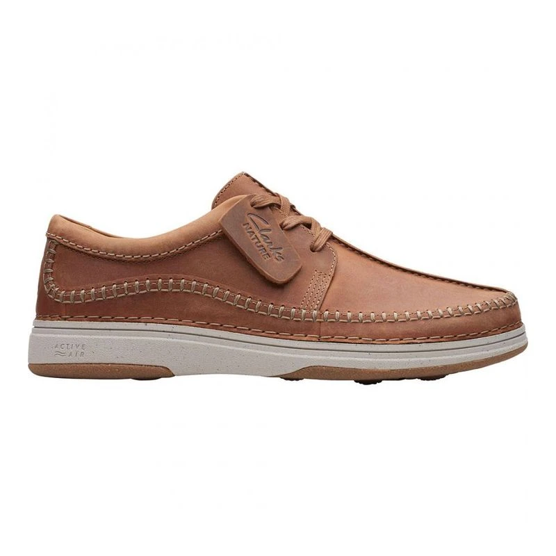 Clarks Mens Nature 5 Tie Casual Shoes Brown Sportpursuit