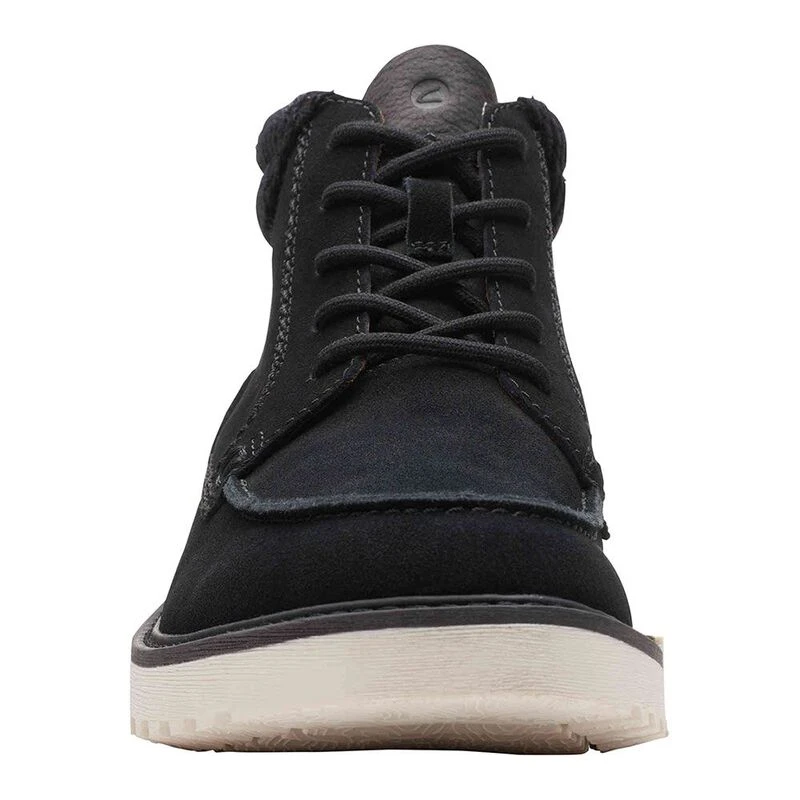 Clarks Mens Barnes Mid Casual Boots Black Sportpursuit