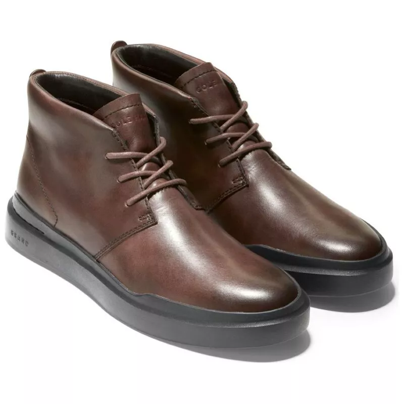 Cole Haan Mens Grand Pro Rally Chukka Boots Port Brown Sportpursui
