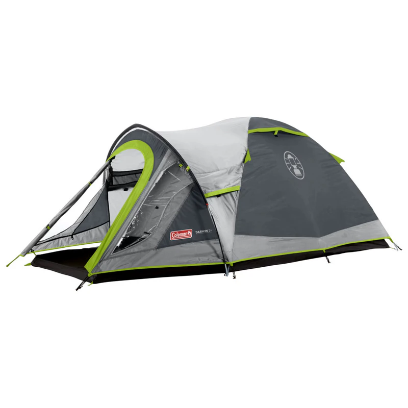 Coleman Darwin 2 Plus Tent (Grey/Green) | Sportpursuit.com