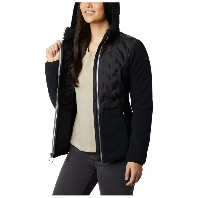 Columbia Womens Delta Ridge Hybrid Jacket (Black) | Sportpursuit.com