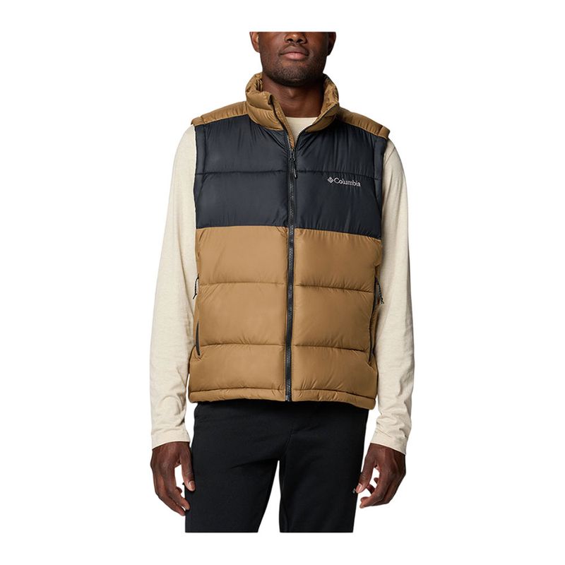 Veste sans manche COLUMBIA Mountainside Kaki en polaire sherpa