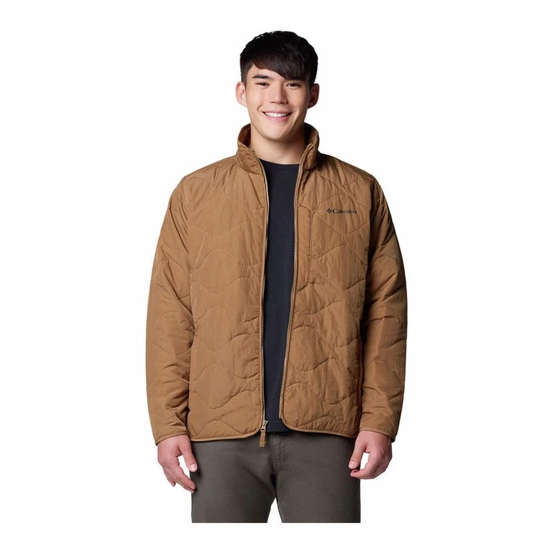 Mens Columbia Birchwood II Quilted Jacket In Stone Green