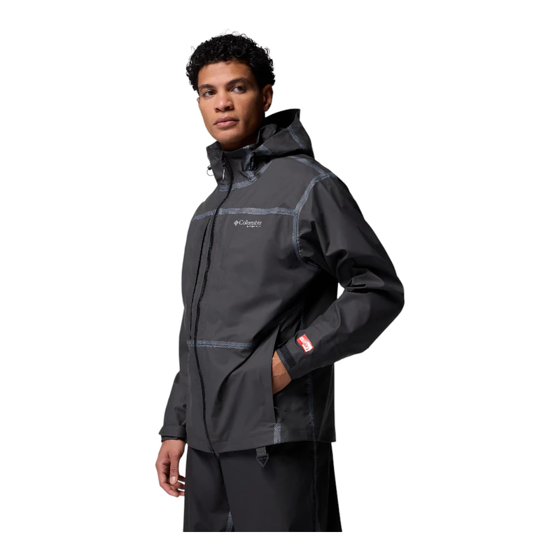 Columbia Mens Pfg Force Xii™ Odx Waterproof Jacket (Black) | Sportpurs