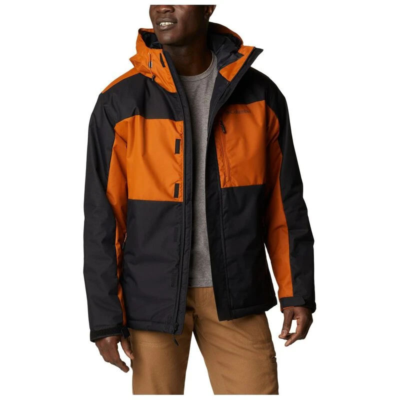 Columbia Mens Tipton Peak II Insulated Jacket Black Warm Copper Sp