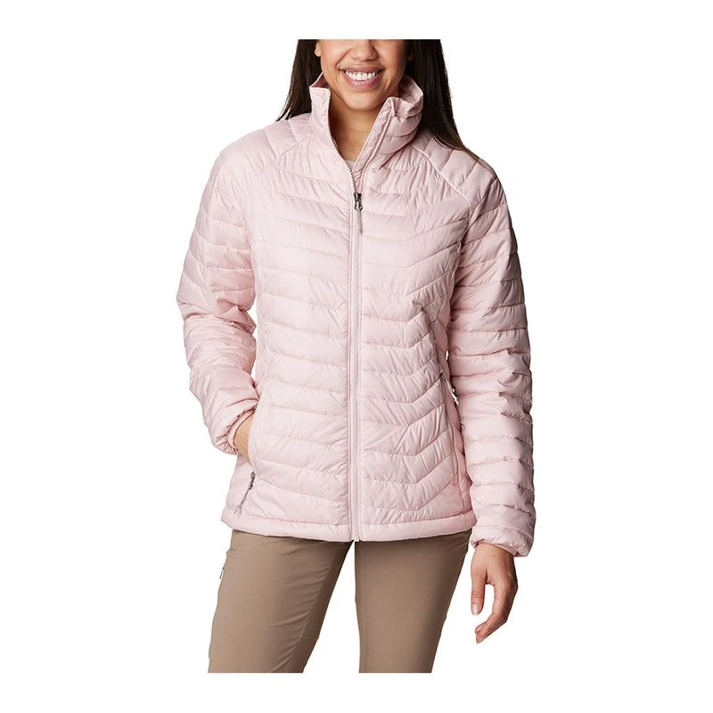 Womens pink columbia jacket 2025