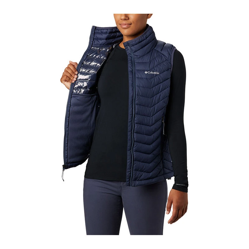 Columbia Womens Powder Lite Gilet Blue Sportpursuit