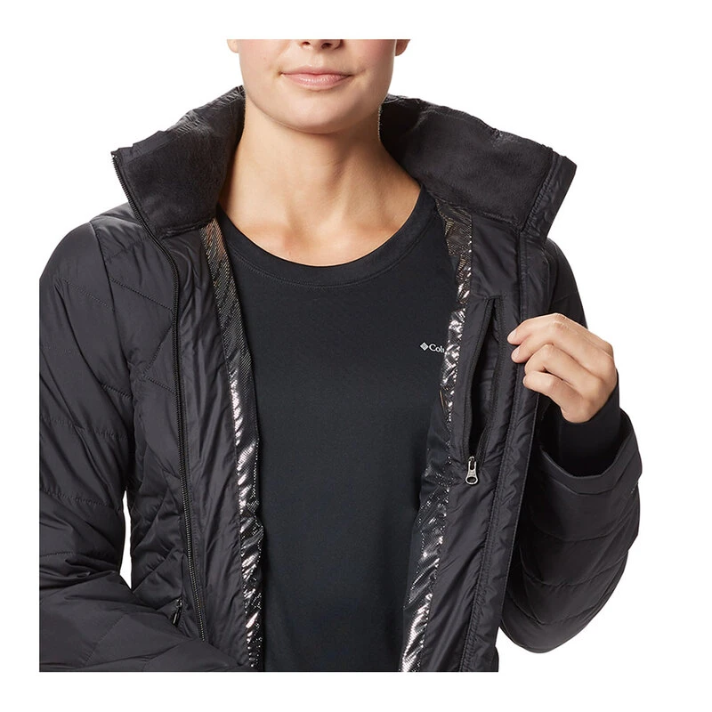 Columbia Womens Heavenly Jacket Black Sportpursuit