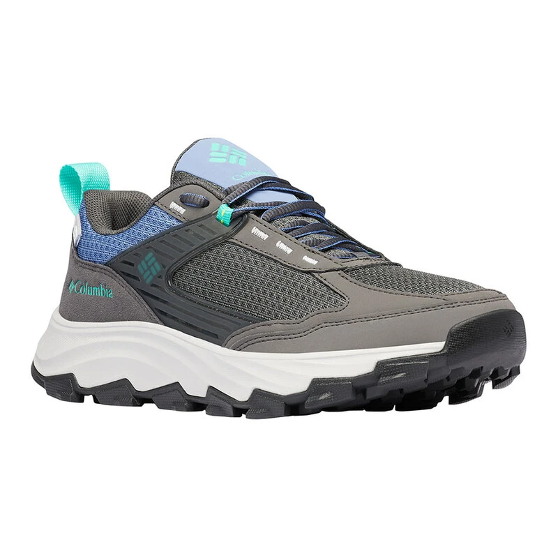 Columbia Womens Hatana Max Outdry Hiking Shoes Dark Grey Electric T