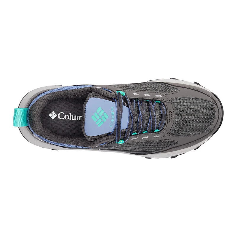 Columbia Womens Hatana Max Outdry Hiking Shoes Dark Grey Electric T