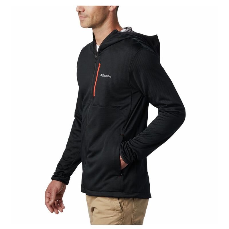Columbia Mens Tech Trail Fleece Jacket (Black)