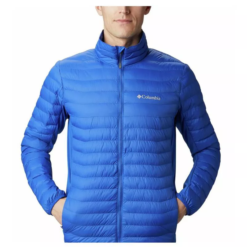 Columbia Mens Powder Pass Jacket Azul Sportpursuit