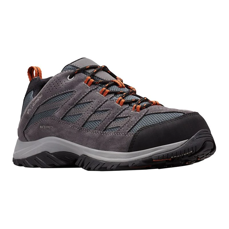 Columbia Mens Crestwood Hiking Shoes Graphite Dark Adobe Sportpur
