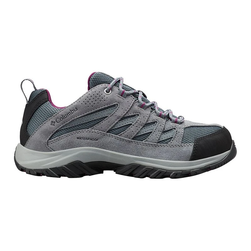 Columbia Womens Crestwood Waterproof Hiking Shoes Grey Sportpursu