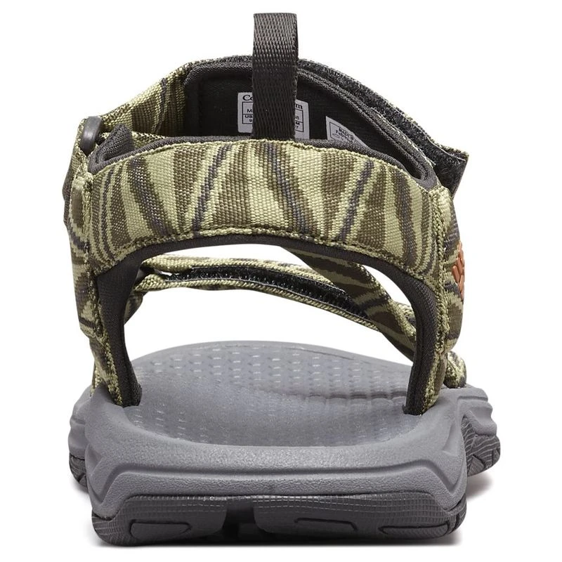 Columbia Mens Wave Train Sandals Cool Moss Bright Copper Sportpurs