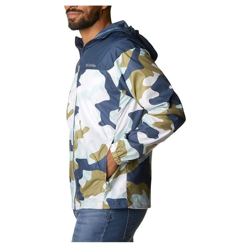 Columbia Mens Flash Challenger Novelty Windbreaker Jacket (Savory Mod