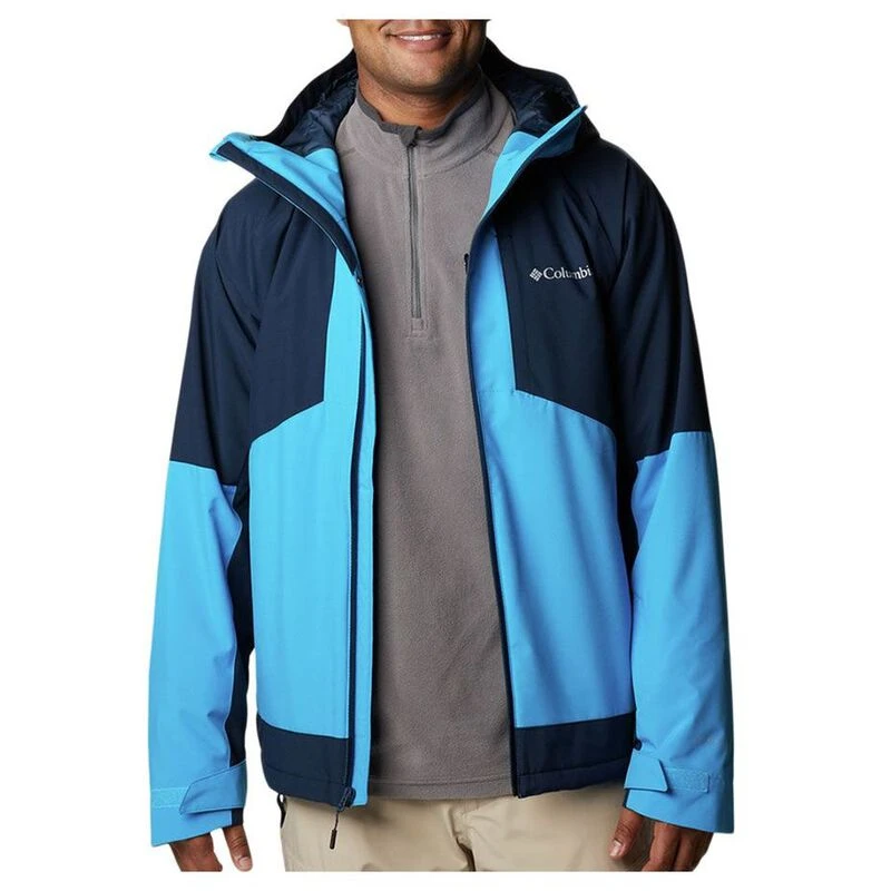 Columbia Mens Centerport II Ski Jacket (Compass Blue/Collegiate Navy)