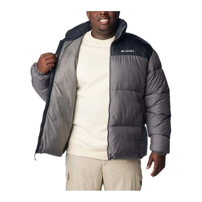 Columbia Mens Puffect II Jacket Grey Sportpursuit