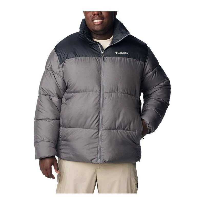 Columbia Mens Puffect II Jacket Grey Sportpursuit