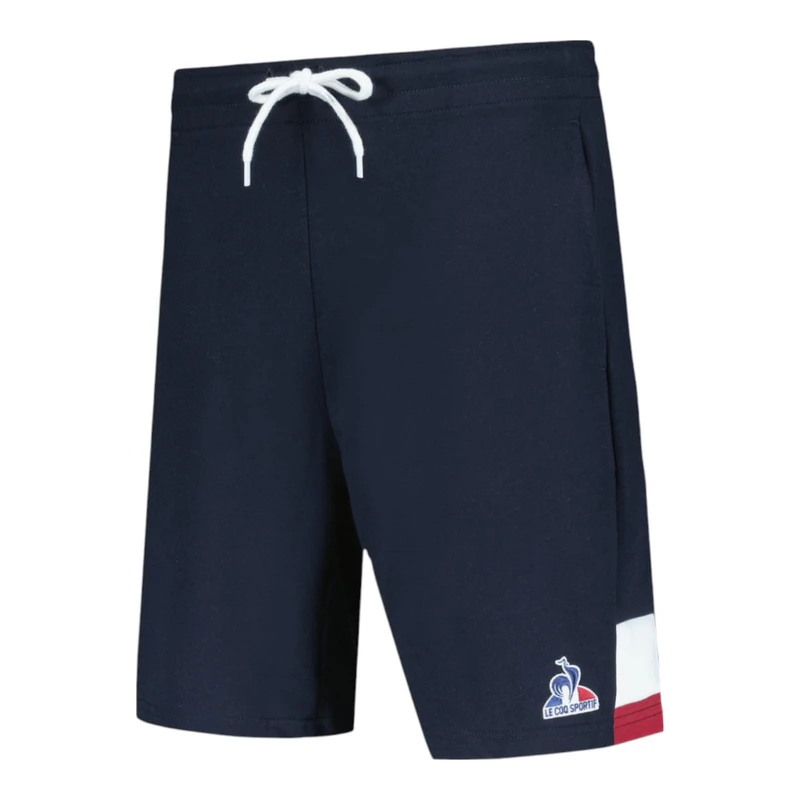 Short De Bain Vintage Le Coq Sportif Pour Hommes - Taille M - Bleu - Années 80