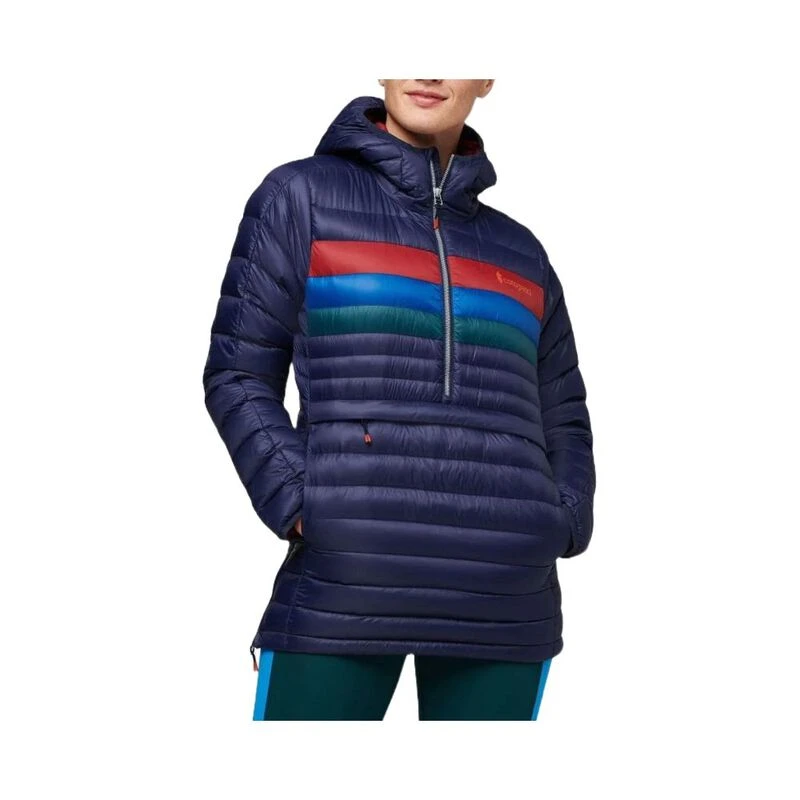 Half zip down jacket shop