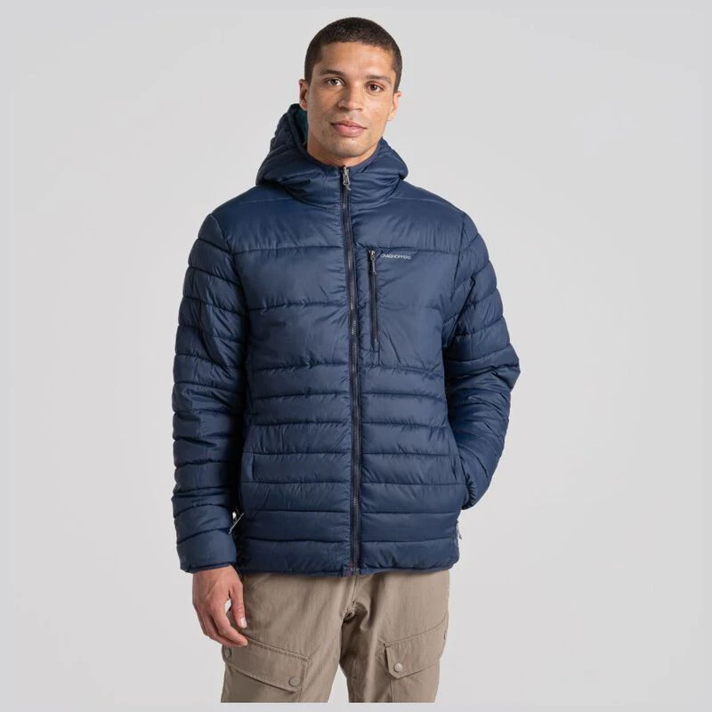 Craghoppers Mens CompLite VIII Insulated Jacket (Blue Navy/Washed Teal