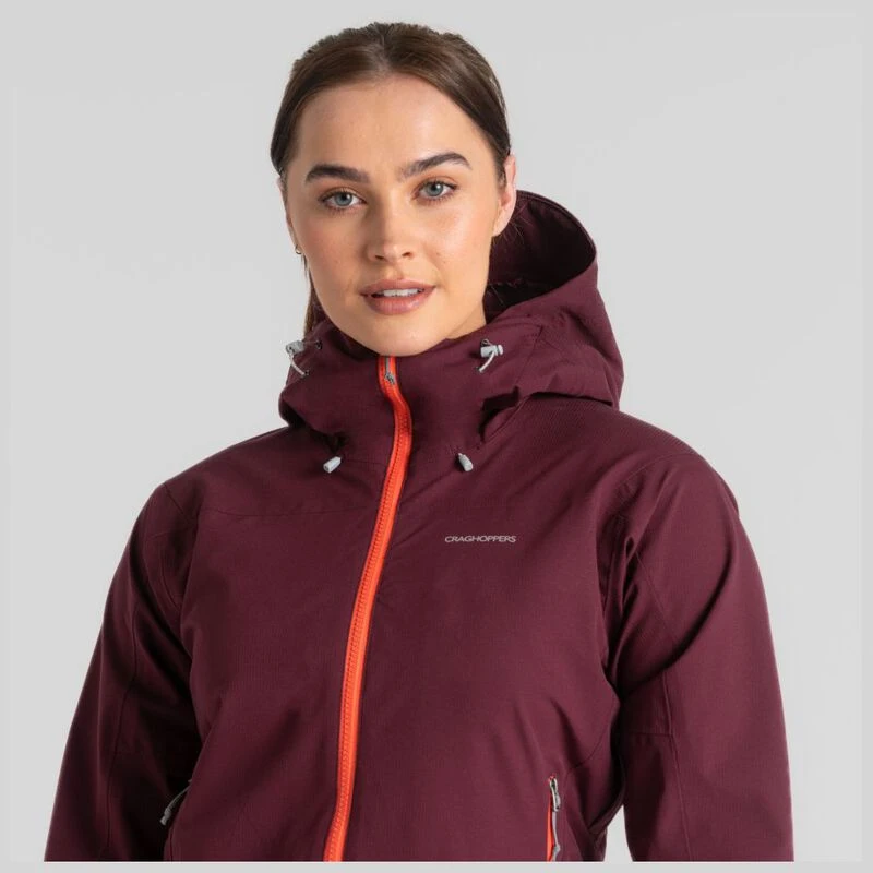 Craghoppers Womens Dynamic Pro Waterproof Jacket Deep Violet Sport