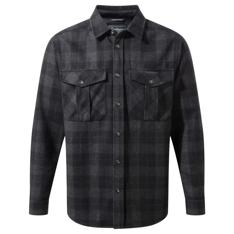 Craghoppers Mens Dofri Wool Jacket Black Combo Sportpursuit