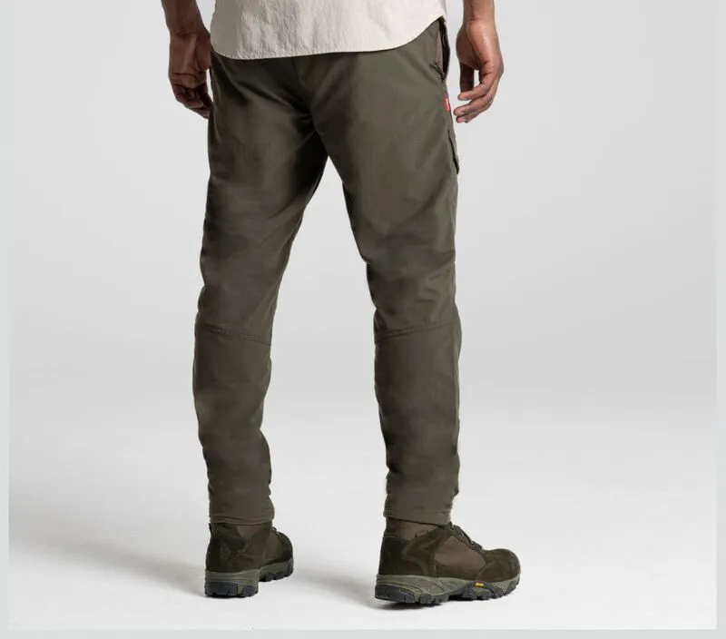 Pantalon Convertible Craghoppers Kiwi – Homme Taille L – Brun – Anti-insecte