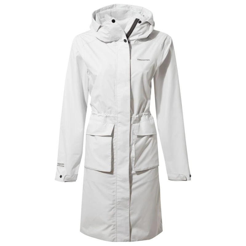 Pull en polaire à capuche Craghoppers Massey pour femme - Écru - Taille 14