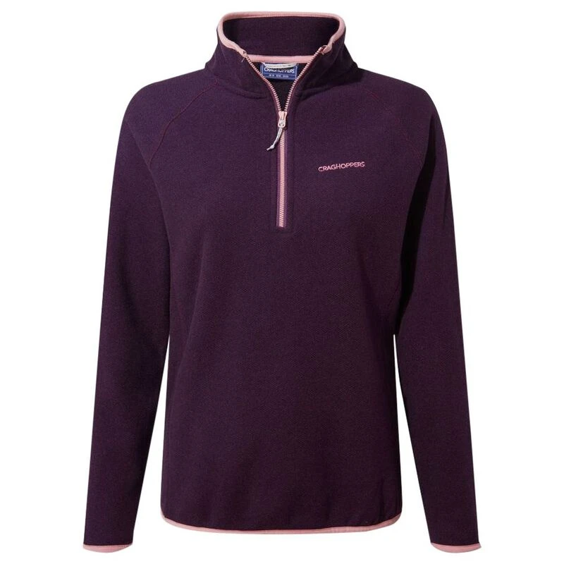 Craghoppers Womens Milia Half Zip Jacket Damson Sportpursuit