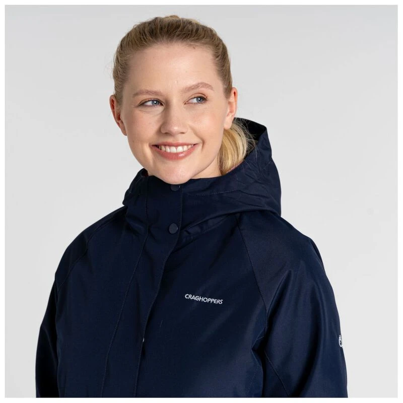 Craghoppers Womens Denise 3 in 1 Jacket Blue Navy Heather Sportpur