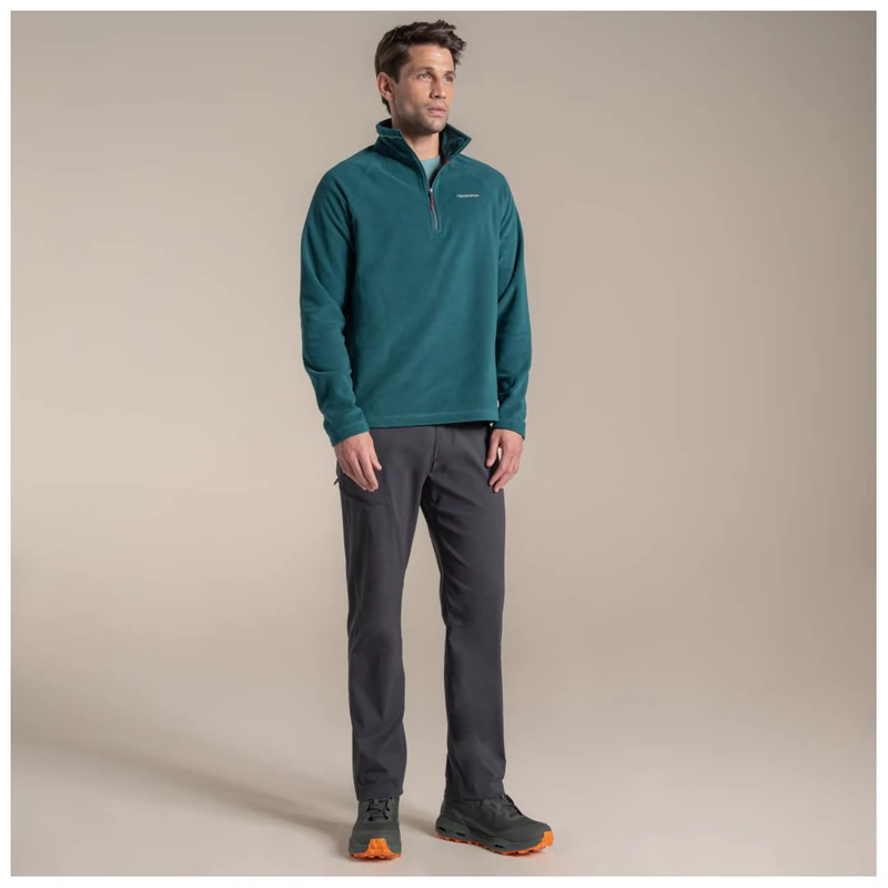 Pull Polaire Homme Craghoppers - Rouge - Demi-zip - Taille L - Occasion Parfait état