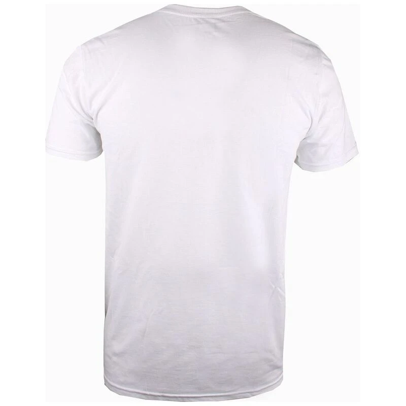 DC Comics Mens Batman Scowl T-Shirt (White) | Sportpursuit.com