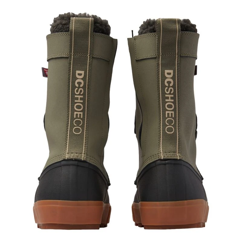 DC Shoes Pure WNT - Stivali Invernali Uomo, High-top, In Pelle E Nylon, Fodera In Shearling, Ideali Per Neve E Freddo - Foto 2