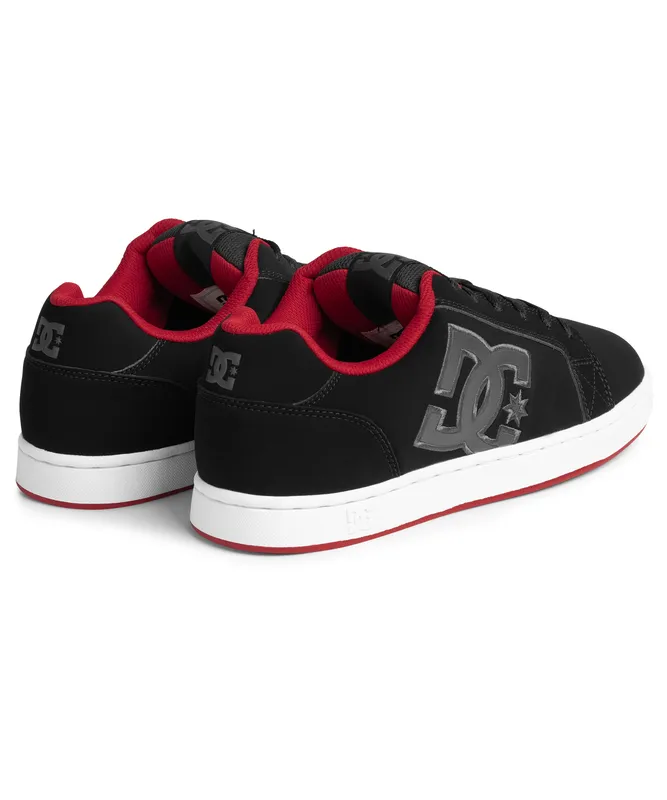 DC Shoes Mens Serial Shoes (Black/Red) 