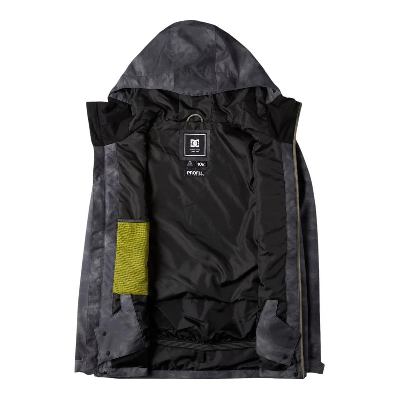 DC Shoes Mens Basis Jacket (Grey) | Sportpursuit.com