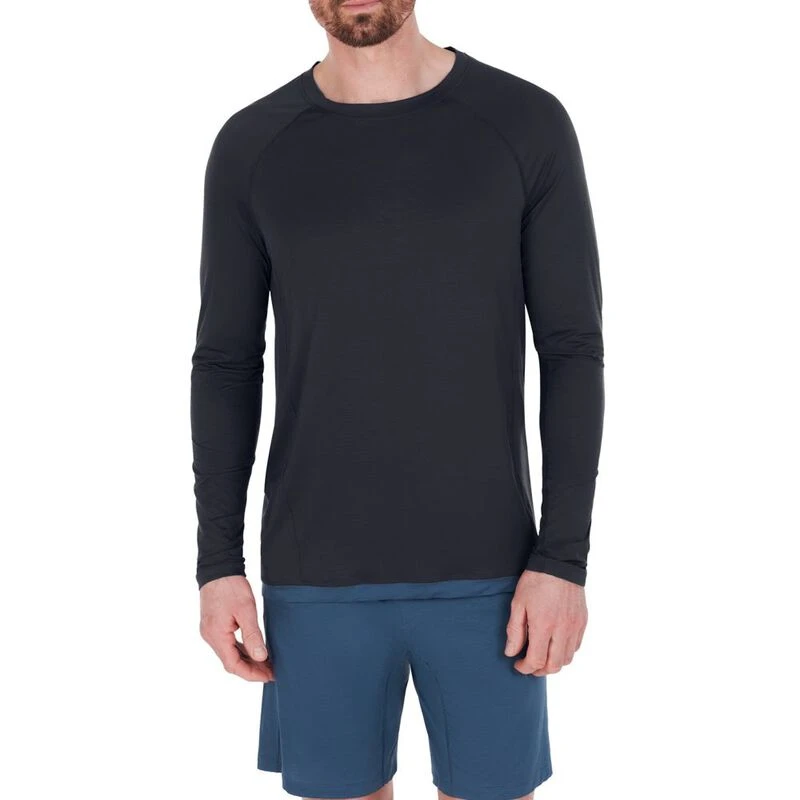 Dagsmejan Mens Stay Cool Long Sleeve TShirt (Cool Grey) Sportpursui