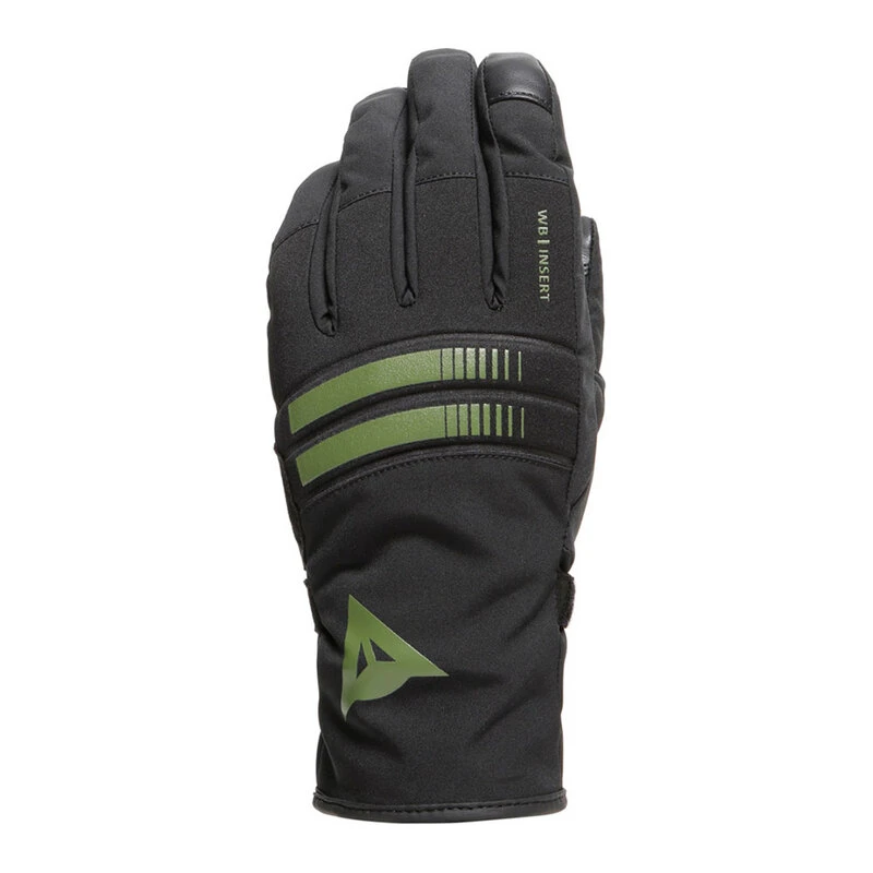 Dainese Womens Plaza 3 D-Dry Gloves (Black/Bronze/Green) | Sportpursui