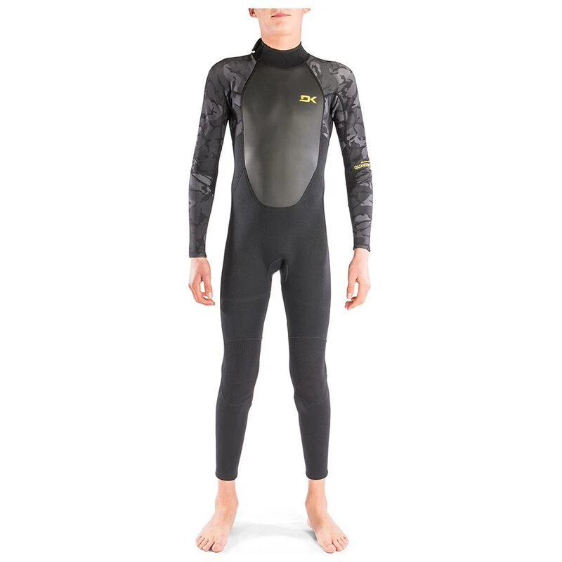 Dakine Kids Quantum Back Zip Full GBS 4/3mm Wetsuit (Black