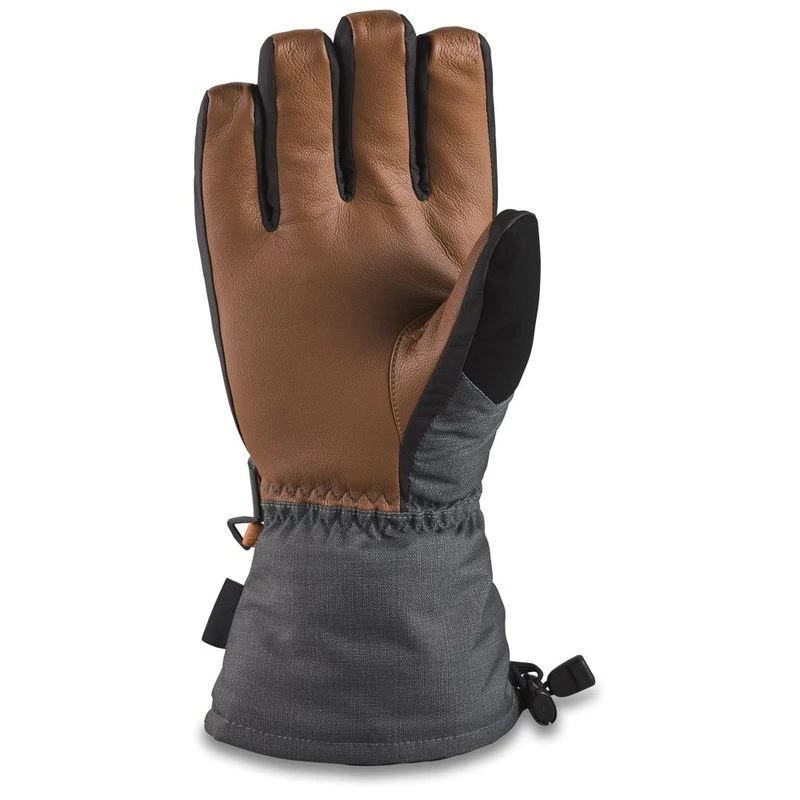 Dakine Mens Leather Scout Gloves Carbon Sportpursuit