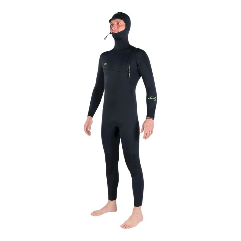 激安正規  Dakine (Black Wetsuit 4/3mm Hooded Malama Mens サーフィン・ボディボード